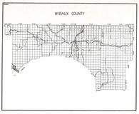 Wibaux County, St. Phillip, Yates, Heckman, Beaver Hill, Wibaux, Cedar Creek, Montana State Atlas 1950c